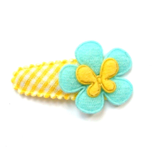 barrette fille bébé en vichy