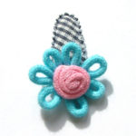 barrette en tissu pour bébé fille