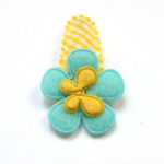 barrette fille bébé en vichy